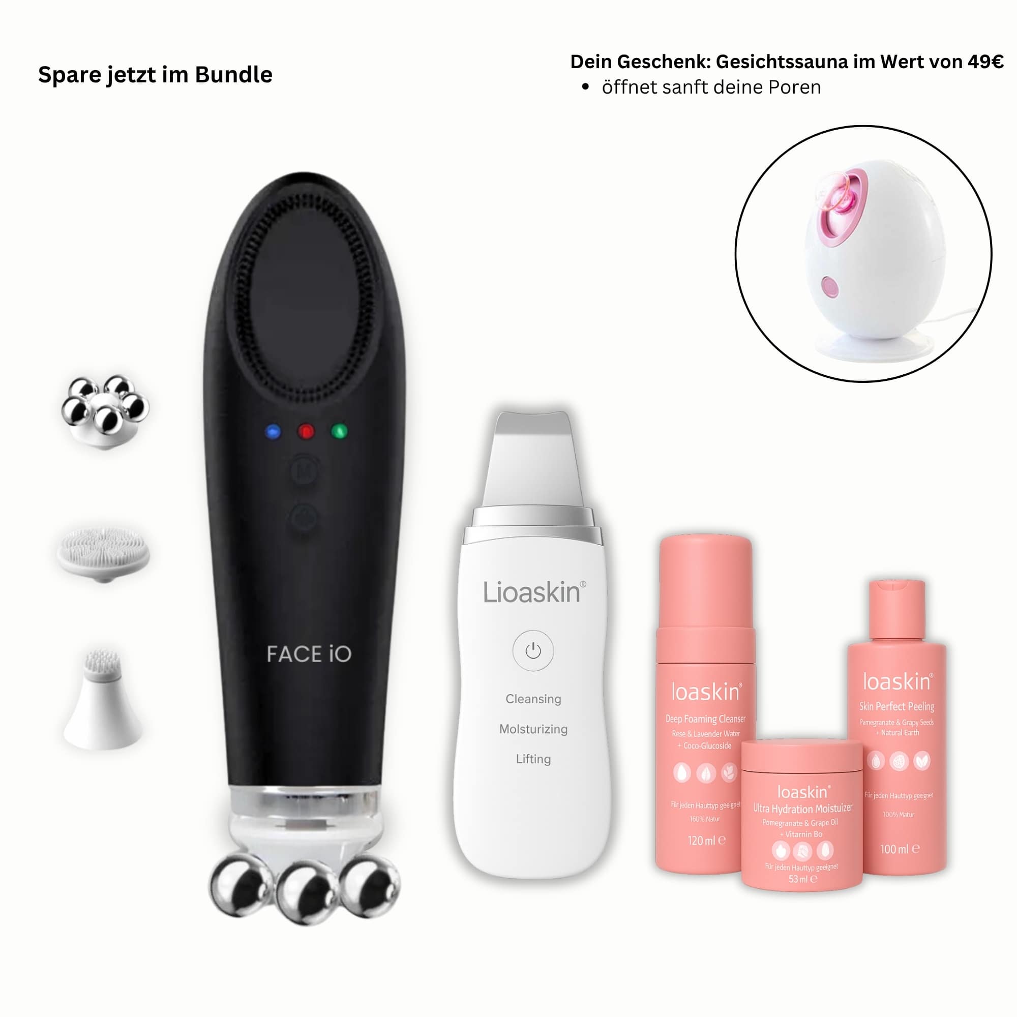 Glätten, Straffen, Reinigen:  für strahlende Haut